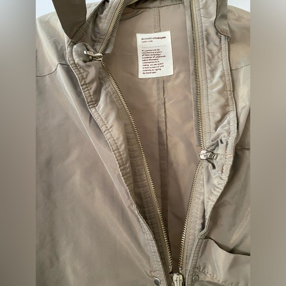 Y2k Hussein Chalayan Futuristic archival bag zip gray jacket asymmetrical - Picture 3 of 11